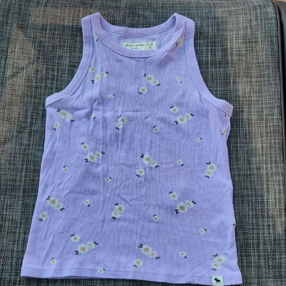 Abercrombie & Fitch Kids Purple Floral Tank Top